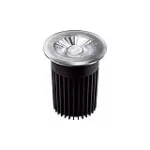 Lampara empotrada en piso redonda LED 30W 100-240V 3000K IP67 30° (100 mm) acero inoxidable Focus Blumenau 12955355