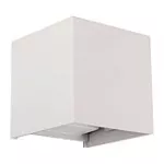 Lampara para exterior de pared LED 6W 100-240V 3000K IP65 (100 x 100 mm) blanco Quadrada Blumenau 19320311