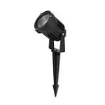 Reflector para exterior con estaca LED 5W 100-240V 3000K IP65 24° (280 x 75 mm) negro Focus Blumenau 12064316