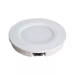 Lampara de sobreponer redonda 2W 100-240V 3000K (70 mm) blanco Cabinet Blumenau 80013004