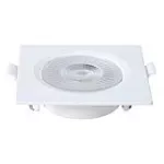 Lampara empotrada cuadrada LED 8W 100-240V 3000K (112 x 112 mm) blanco Blumenau 80283004