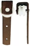 Rodin para perlin doble rol 4" recto gofrado bronce 600 libras nylon Grossor 8105411