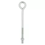 Anclaje perno de anillo con tuerca 1/2" x 10" galvanizado National Hardware N221-333