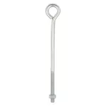 Anclaje perno de anillo con tuerca 1/2" x 12" galvanizado National Hardware N221-341