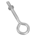 Anclaje perno de anillo con tuerca 5/16" x 4" zincado National Hardware N221-226