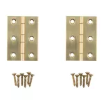 Bisagra V1802 2-1/2" x 1-3/4" laton National Hardware N211-391 (2 por paquete)