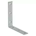 Escuadra de refuerzo 6" x 1-1/8" galvanizado National Hardware N220-160