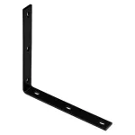 Escuadra de refuerzo para exterior de la esquina 12.25" x 1.5" x 1/4" negro National Hardware N351-469
