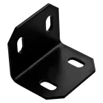 Escuadra de refuerzo para exterior de la esquina 2.4" x 3" x 1/8" negro National Hardware N351-494
