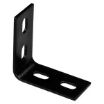 Escuadra de refuerzo para exterior de la esquina 3.1" x 1.5" x 1/8" negro National Hardware N351-463