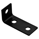 Escuadra de refuerzo para exterior de la esquina 3.5" 1.6" x 1.5" x 1/8" negro National Hardware N351-477