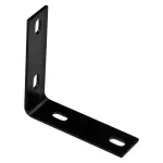 Escuadra de refuerzo para exterior de la esquina 5.1" x 1.5" x 1/8" negro National Hardware N351-464