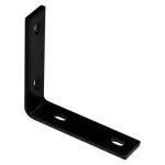 Escuadra de refuerzo para exterior de la esquina 6.25" x 1.5" x 1/4" negro National Hardware N351-466