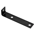 Escuadra de refuerzo para exterior de la esquina 7.5" 1.6" x 1.5" x 1/8" negro National Hardware N351-478