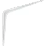 Escuadra para repisa 10" x 12" blanco National Hardware N218-958