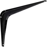 Escuadra para repisa 6" x 8" negro National Hardware N218-917