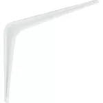 Escuadra para repisa 8" x 10" blanco National Hardware N218-925