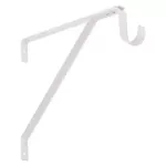 Escuadra para repisa con soporte para tubo de closet blanco National Hardware N234-971