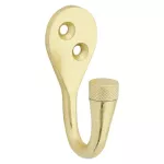 Gancho multiproposito Powell 2-5/8" oro cepillado National Hardware N337-911 (2 por paquete)