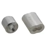 Gaza aluminio para cable de acero 3/32" aluminio National Hardware N283-887