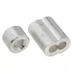 Gaza aluminio para cable de acero 5/32" aluminio National Hardware N283-895 (2 por paquete)