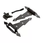 Juego herraje para puerta negro National Hardware N243-899