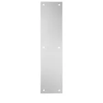 Placa de empuje para puerta 3-1/2" x 15" aluminio satinado National Hardware N270-504
