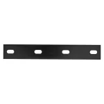 Platina de refuerzo 10" x 1.5" x 1/8" negro National Hardware N351-456