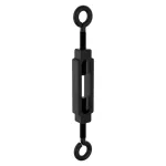 Tensor para cable de acero argolla-argolla 1/4" x 7-1/2" negro National Hardware N820-121