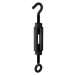 Tensor para cable de acero gancho-argolla 3/16" x 5-1/2" negro National Hardware N820-119