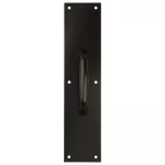 Tiradera de manija con placa 3-1/2" x 15" bronce aceitadoNational Hardware N270-402