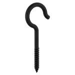 Tornillo gancho para techo #3 4-1/8" negro National Hardware N820-122