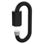 Union para cadena 1/4" negro National Hardware N820-109