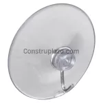 Ventosa con gancho grande transparente National Hardware N259-952 (3 por paquete)