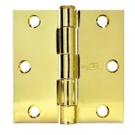 Bisagra de puerta 4” x 4" bronce pulido 512 National Hardware N400-027 (2 por paquete)