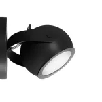 Lampara para exterior de pared GU10 60W 100-240V IP44 (120 mm) negro mate Spot Blumenau 24100200-16