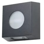 Lampara para exterior de pared G9 7W 100-240V IP43 (109 mm) negro mate Slim Blumenau 15700250-16