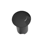 Lampara empotrada en piso redonda LED 1W 100-240V 3000K IP65 (60 mm) negro Solo Open Blumenau 12500316