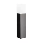 Lampara para exterior mini poste E27 60W 100-240V IP54 (300 mm) negro mate con lente acrilico Garten Blumenau 14610410-16