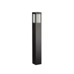 Lampara para exterior mini poste E27 60W 100-240V IP54 (500 mm) negro mate con lente de vidrio Garten Blumenau 14100100-16