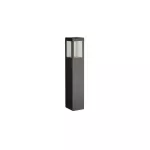 Lampara para exterior mini poste E27 60W 100-240V IP54 (300 mm) negro mate con lente de vidrio Garten Blumenau 14110100-16