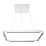 Lampara colgante LED 15W 100-240V 2700K IP20 (450 mm) blanco mate Curve Blumenau 910527-11