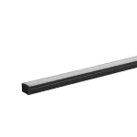 Perfil de aluminio para tira LED (17 x 9 mm) 1 metro negro Line Easy Marcenaria Blumenau 411010-01