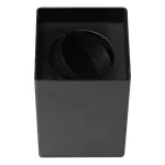 Lampara de techo cuadrada de sobreponer GU10 35W 100-240V negro Blumenau 55451001 