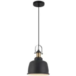 Lampara colgante E27 60W 100-240V (306 x 225 mm) negro mate Soho Vintage Blumenau 88011101