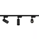 Lampara de 3 spot dirigiblesLED 30W 100-240V 3000K negro Blumenau 32303101