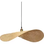 Lampara colgante E27 60W 110V (600 x 160 mm) bambu Prime P67471-60 