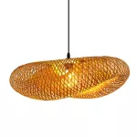 Lampara colgante E27 60W 110V (500 x 250 x 200 mm) bambu Prime P67245-BB 