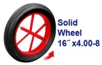 Rueda maciza de 16” 130 kg para carretillo Emtop EWEL4008D