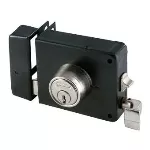 Llavin doble paso de sobreponer 175 negro izquierdo Fanal V1-175PGOI